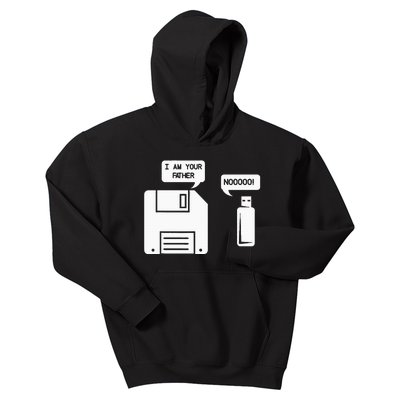 USB Floppy Disk I am Your Father Geek Gifts Kids Hoodie