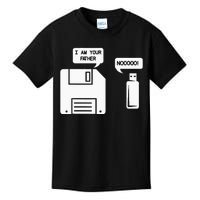 USB Floppy Disk I am Your Father Geek Gifts Kids T-Shirt