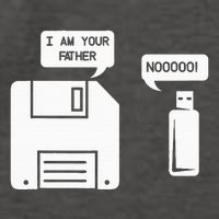 USB Floppy Disk I am Your Father Geek Gifts Vector Backpack