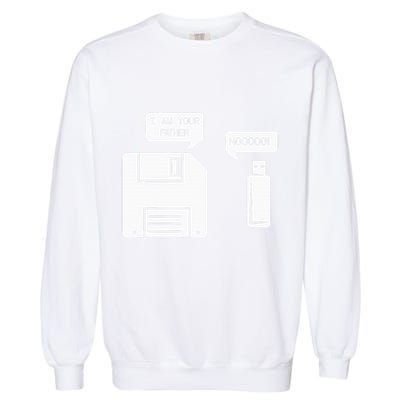 USB Floppy Disk I am Your Father Geek Gifts Garment-Dyed Sweatshirt