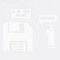 USB Floppy Disk I am Your Father Geek Gifts Garment-Dyed Sweatshirt