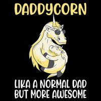 Unicorn Father Dad Daddycorn Fathers Day Idea Doggie Tank