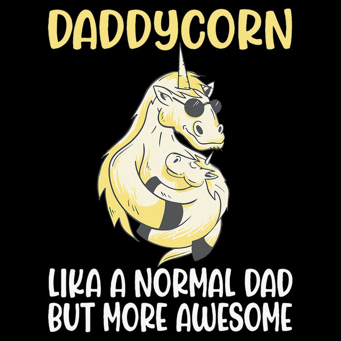 Unicorn Father Dad Daddycorn Fathers Day Idea Doggie Tank