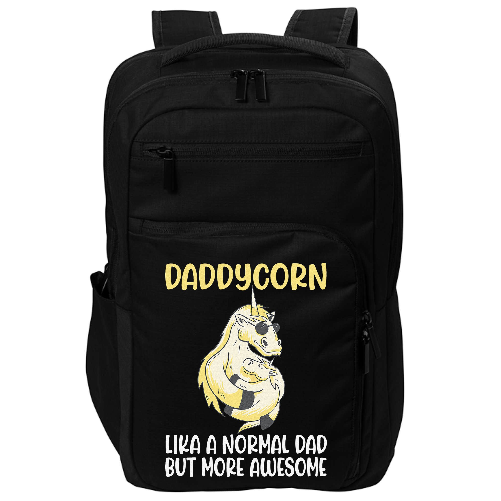 Unicorn Father Dad Daddycorn Fathers Day Idea Impact Tech Backpack