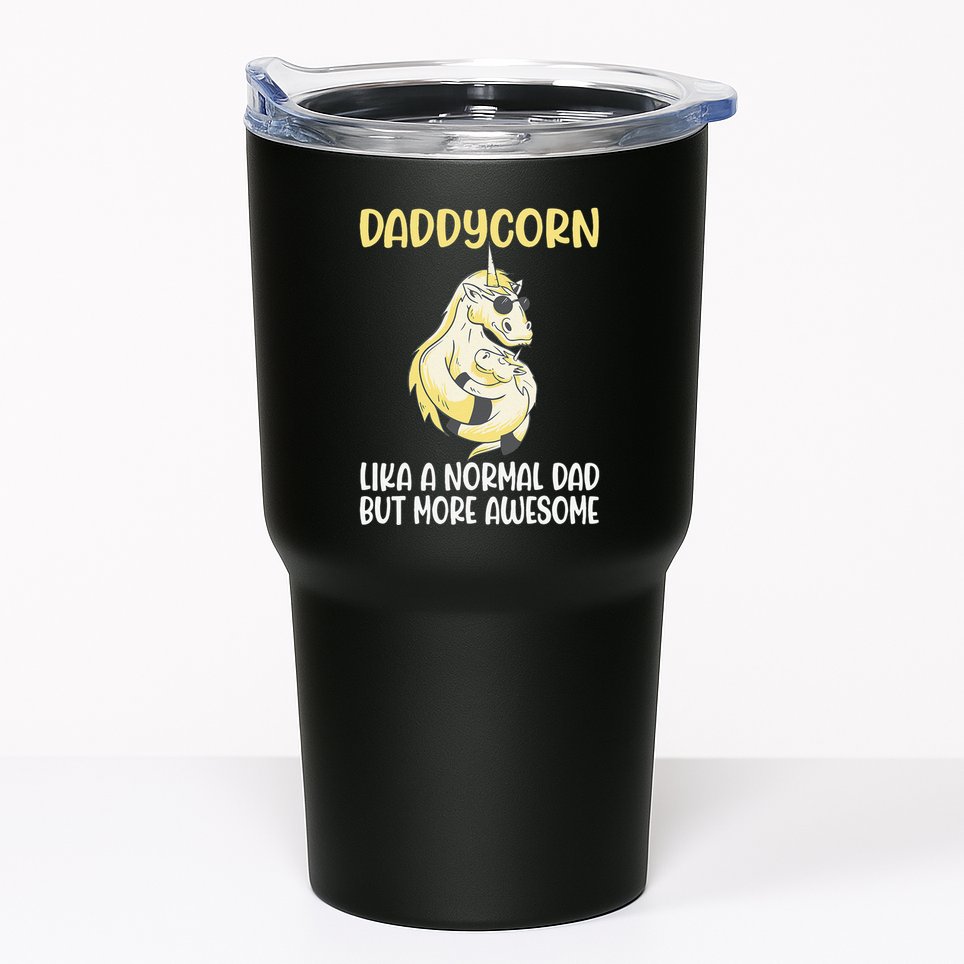 Unicorn Father Dad Daddycorn Fathers Day Idea Tumbler