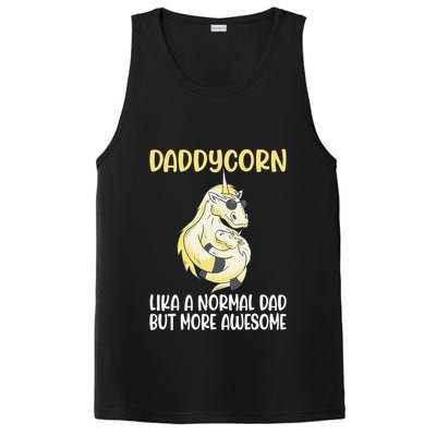 Unicorn Father Dad Daddycorn Fathers Day Idea PosiCharge Competitor Tank