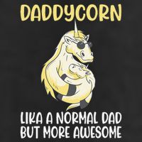 Unicorn Father Dad Daddycorn Fathers Day Idea Golf Towel