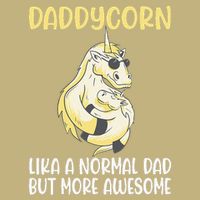 Unicorn Father Dad Daddycorn Fathers Day Idea Long Sleeve Shirt