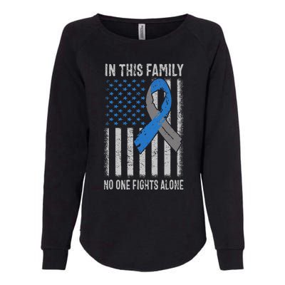 USA Flag Diabetes Type 1 Awareness Family Support Womens California Wash Sweatshirt