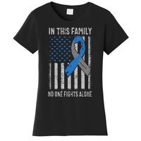 USA Flag Diabetes Type 1 Awareness Family Support Women's T-Shirt