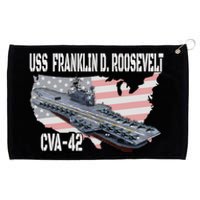 USS Franklin D. Roosevelt CVA 42 Aircraft Carrier Veterans Grommeted Golf Towel