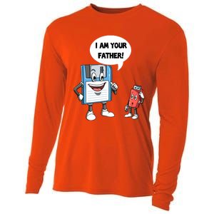 Usb Floppy Disk Your Father Computer Engineering Geeks Nerds Meaningful Gift Cooling Performance Long Sleeve Crew