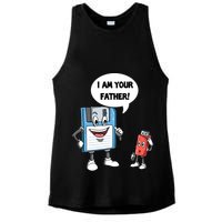 Usb Floppy Disk Your Father Computer Engineering Geeks Nerds Meaningful Gift Ladies PosiCharge Tri-Blend Wicking Tank