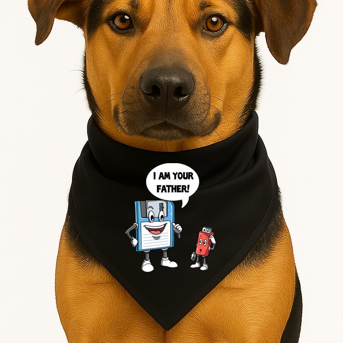 Usb Floppy Disk Your Father Computer Engineering Geeks Nerds Meaningful Gift USA-Made Doggie Bandana