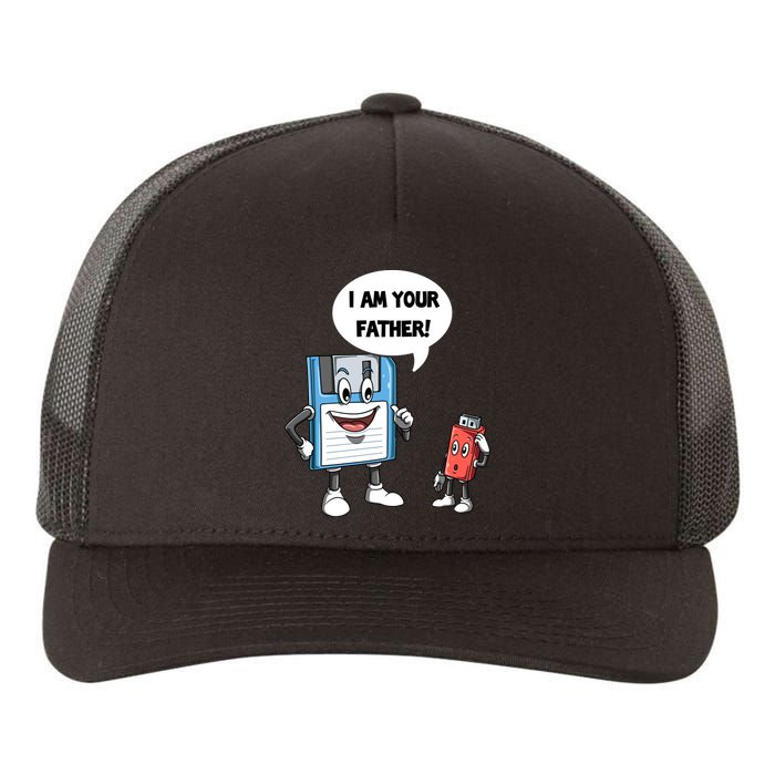 Usb Floppy Disk Your Father Computer Engineering Geeks Nerds Meaningful Gift Yupoong Adult 5-Panel Trucker Hat