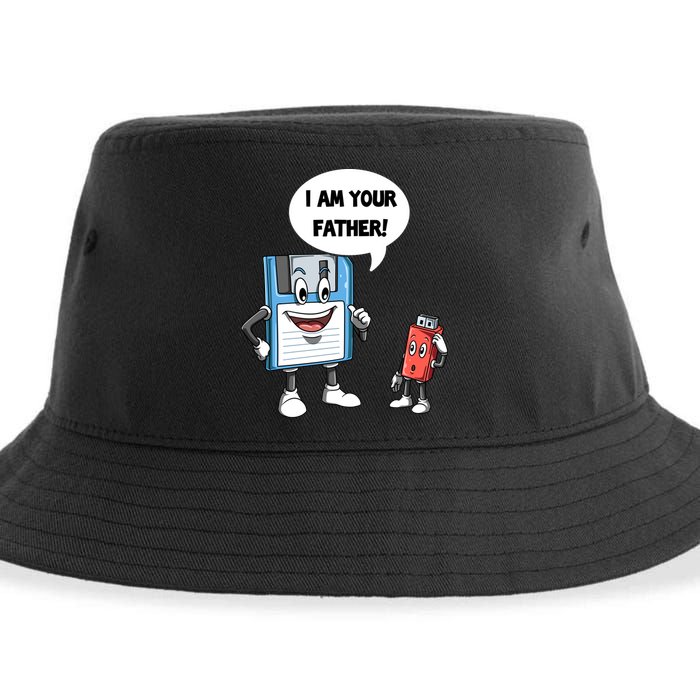 Usb Floppy Disk Your Father Computer Engineering Geeks Nerds Meaningful Gift Sustainable Bucket Hat