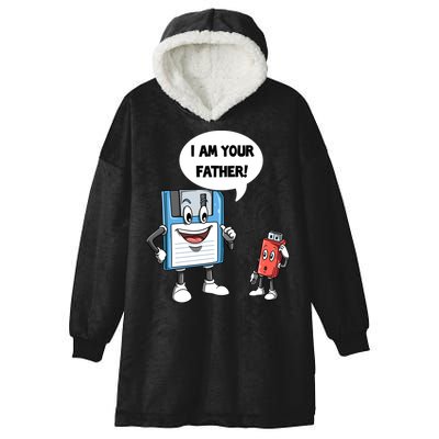 Usb Floppy Disk Your Father Computer Engineering Geeks Nerds Meaningful Gift Hooded Wearable Blanket