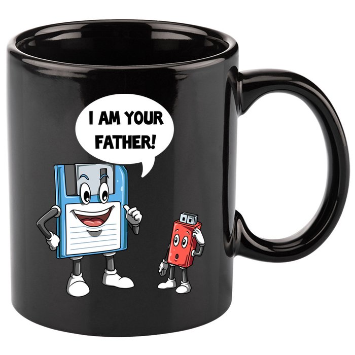 Usb Floppy Disk Your Father Computer Engineering Geeks Nerds Meaningful Gift 11oz C Handle Ceramic Mug