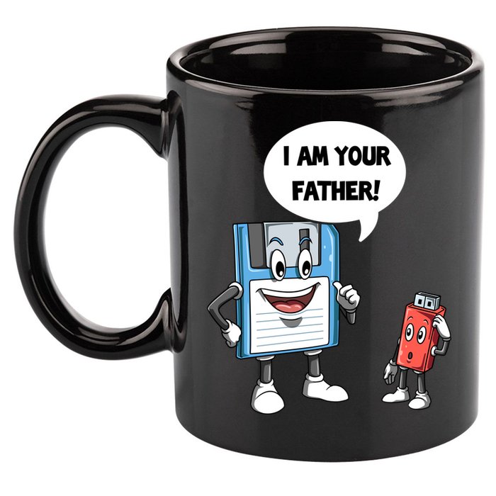 Usb Floppy Disk Your Father Computer Engineering Geeks Nerds Meaningful Gift 11oz C Handle Ceramic Mug