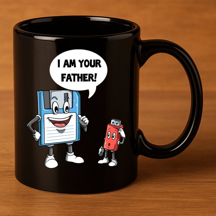 Usb Floppy Disk Your Father Computer Engineering Geeks Nerds Meaningful Gift 11oz C Handle Ceramic Mug