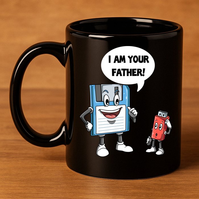 Usb Floppy Disk Your Father Computer Engineering Geeks Nerds Meaningful Gift 11oz C Handle Ceramic Mug