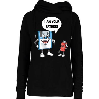 Usb Floppy Disk Your Father Computer Engineering Geeks Nerds Meaningful Gift Womens Funnel Neck Pullover Hood