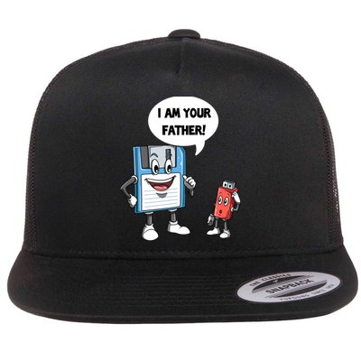 Usb Floppy Disk Your Father Computer Engineering Geeks Nerds Meaningful Gift Flatbill Hat