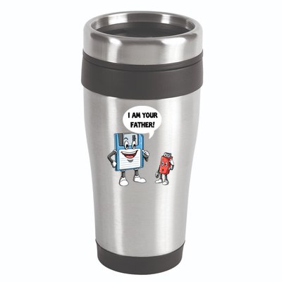 Usb Floppy Disk Your Father Computer Engineering Geeks Nerds Meaningful Gift 16oz Travel Tumbler