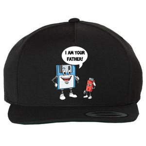 Usb Floppy Disk Your Father Computer Engineering Geeks Nerds Meaningful Gift Wool Snapback Cap