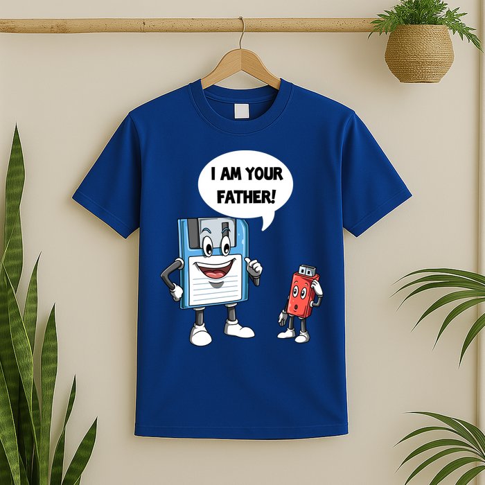 Usb Floppy Disk Your Father Computer Engineering Geeks Nerds Meaningful Gift T-Shirt