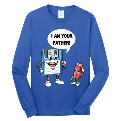 Usb Floppy Disk Your Father Computer Engineering Geeks Nerds Meaningful Gift Tall Long Sleeve T-Shirt