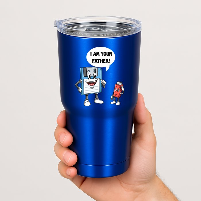 Usb Floppy Disk Your Father Computer Engineering Geeks Nerds Meaningful Gift Tumbler