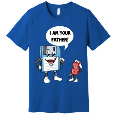 Usb Floppy Disk Your Father Computer Engineering Geeks Nerds Meaningful Gift Premium T-Shirt