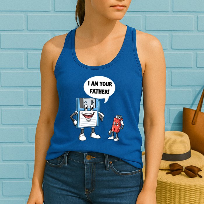 Usb Floppy Disk Your Father Computer Engineering Geeks Nerds Meaningful Gift Womens Tank Top