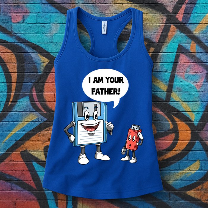Usb Floppy Disk Your Father Computer Engineering Geeks Nerds Meaningful Gift Womens Tank Top