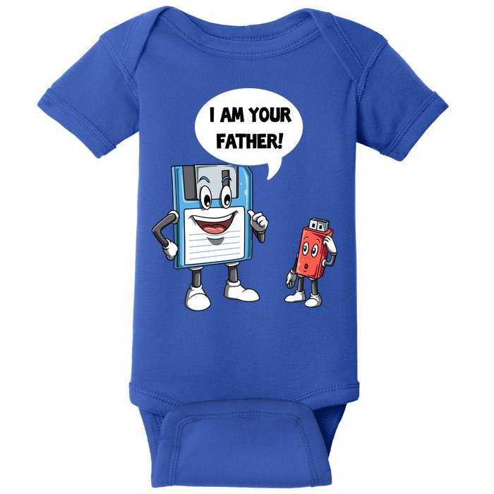 Usb Floppy Disk Your Father Computer Engineering Geeks Nerds Meaningful Gift Baby Bodysuit