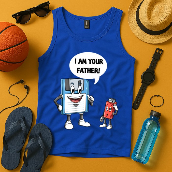 Usb Floppy Disk Your Father Computer Engineering Geeks Nerds Meaningful Gift Tank Top