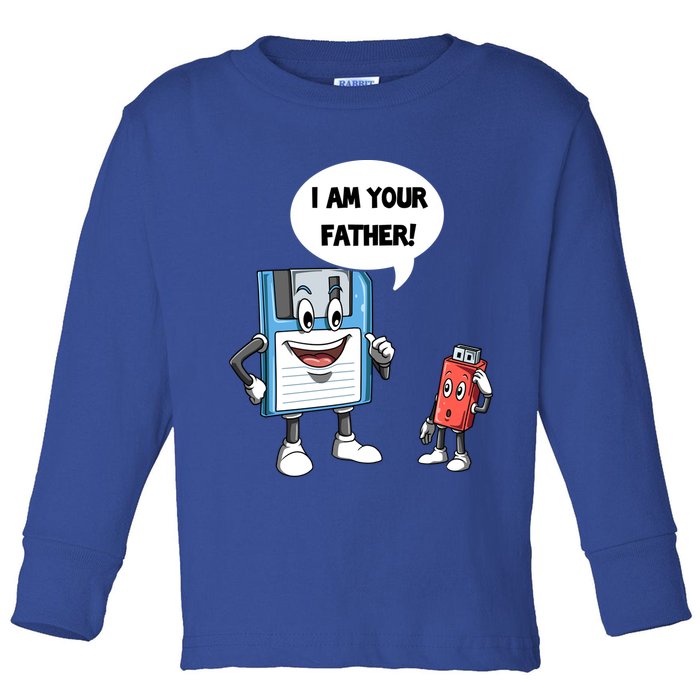 Usb Floppy Disk Your Father Computer Engineering Geeks Nerds Meaningful Gift Toddler Long Sleeve Shirt