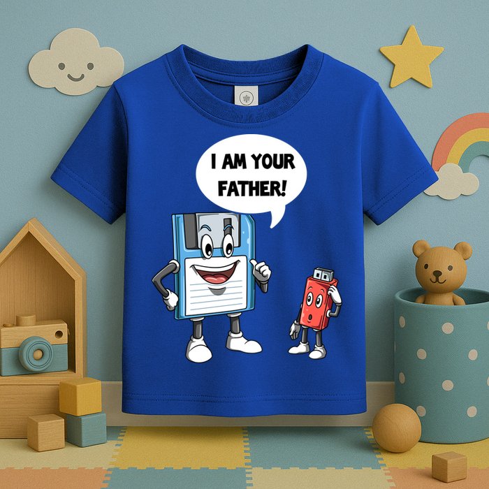 Usb Floppy Disk Your Father Computer Engineering Geeks Nerds Meaningful Gift Toddler T-Shirt
