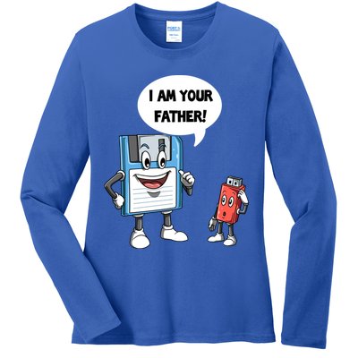 Usb Floppy Disk Your Father Computer Engineering Geeks Nerds Meaningful Gift Ladies Long Sleeve Shirt