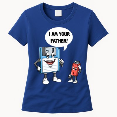 Usb Floppy Disk Your Father Computer Engineering Geeks Nerds Meaningful Gift Womens T-Shirt