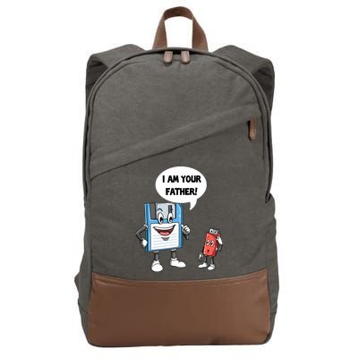 Usb Floppy Disk Your Father Computer Engineering Geeks Nerds Meaningful Gift Cotton Canvas Backpack