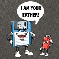 Usb Floppy Disk Your Father Computer Engineering Geeks Nerds Meaningful Gift Cotton Canvas Backpack