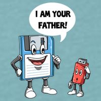 Usb Floppy Disk Your Father Computer Engineering Geeks Nerds Meaningful Gift Sueded Cloud Jersey T-Shirt