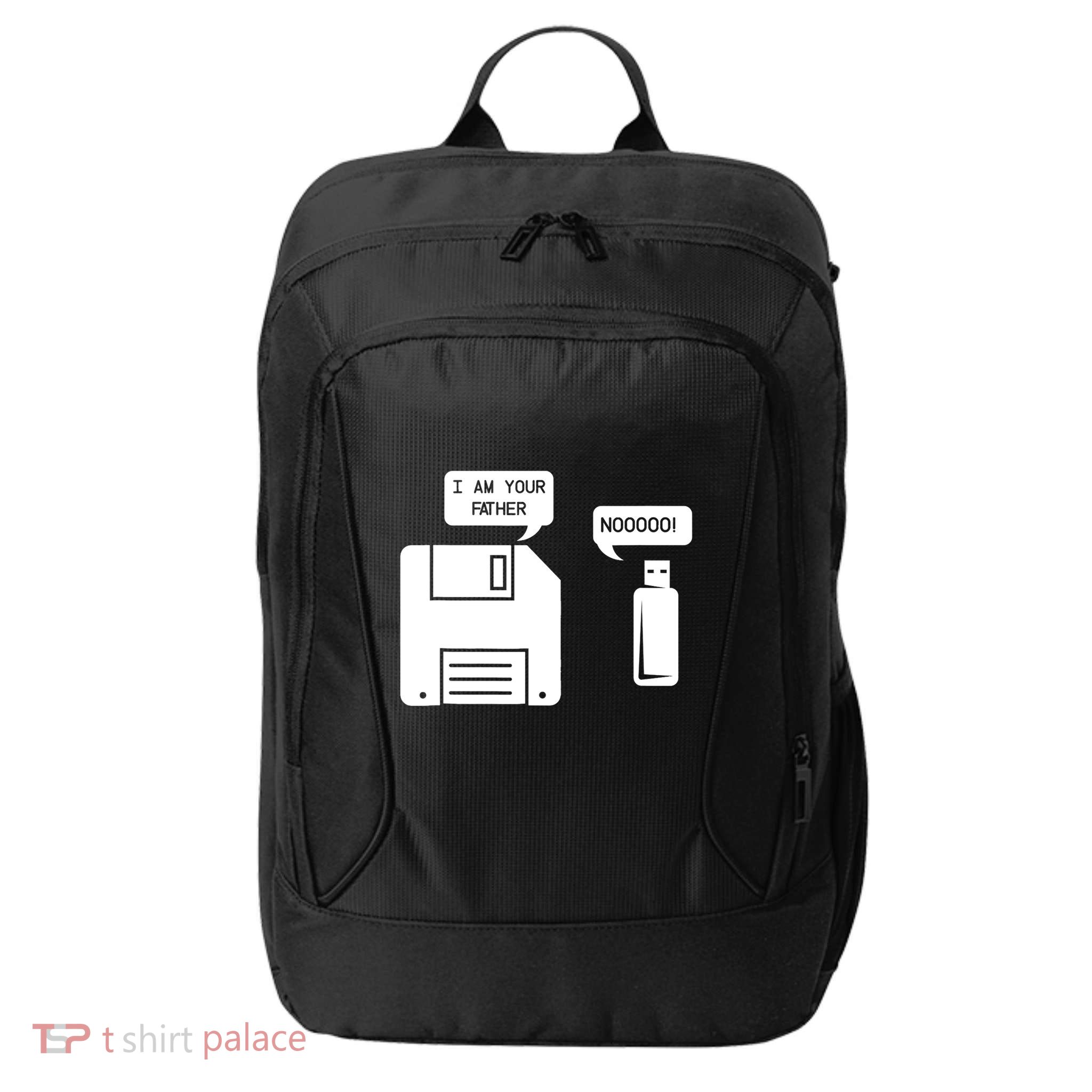 Usb Floppy Disk I Am Your Father Meaningful Gift Geek Funny Gift Cute Gift City Backpack