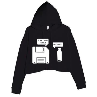 Usb Floppy Disk I Am Your Father Meaningful Gift Geek Funny Gift Cute Gift Crop Fleece Hoodie