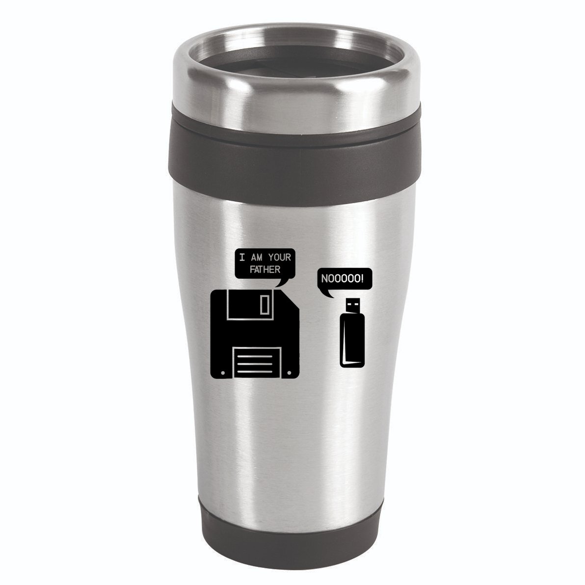 Usb Floppy Disk I Am Your Father Meaningful Gift Geek Funny Gift Cute Gift 16oz Travel Tumbler