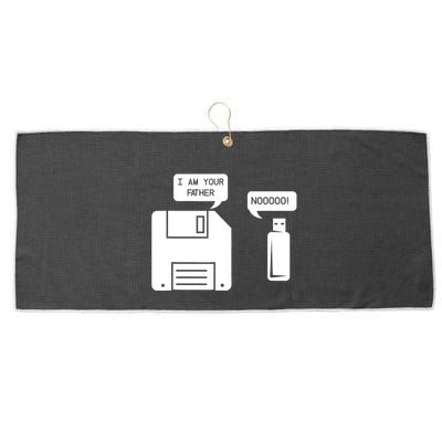 Usb Floppy Disk I Am Your Father Meaningful Gift Geek Funny Gift Cute Gift Large Microfiber Waffle Golf Towel