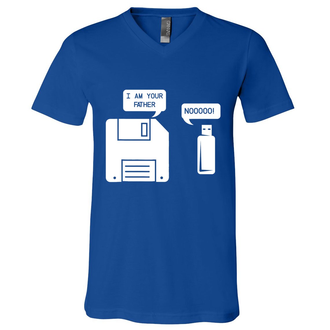 Usb Floppy Disk I Am Your Father Meaningful Gift Geek Funny Gift Cute Gift V-Neck T-Shirt