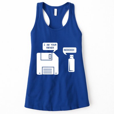 Usb Floppy Disk I Am Your Father Meaningful Gift Geek Funny Gift Cute Gift Womens Tank Top